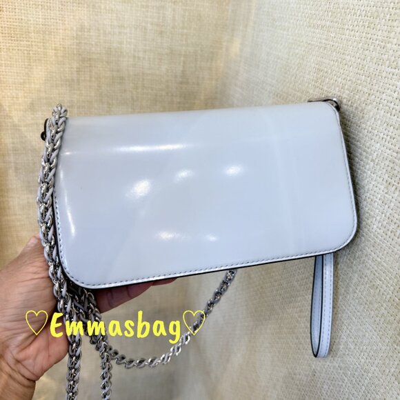 Tory Burch Britten Chain Wallet Wristlet Crossbody 181580 $435